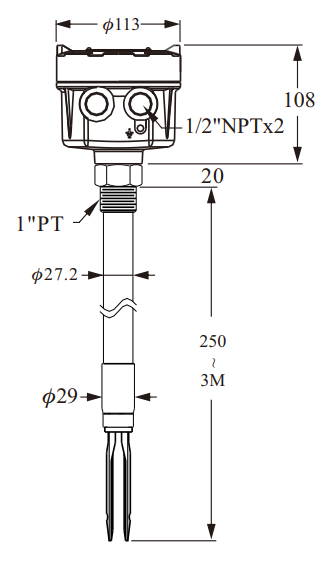 SC1410 Long Prongs